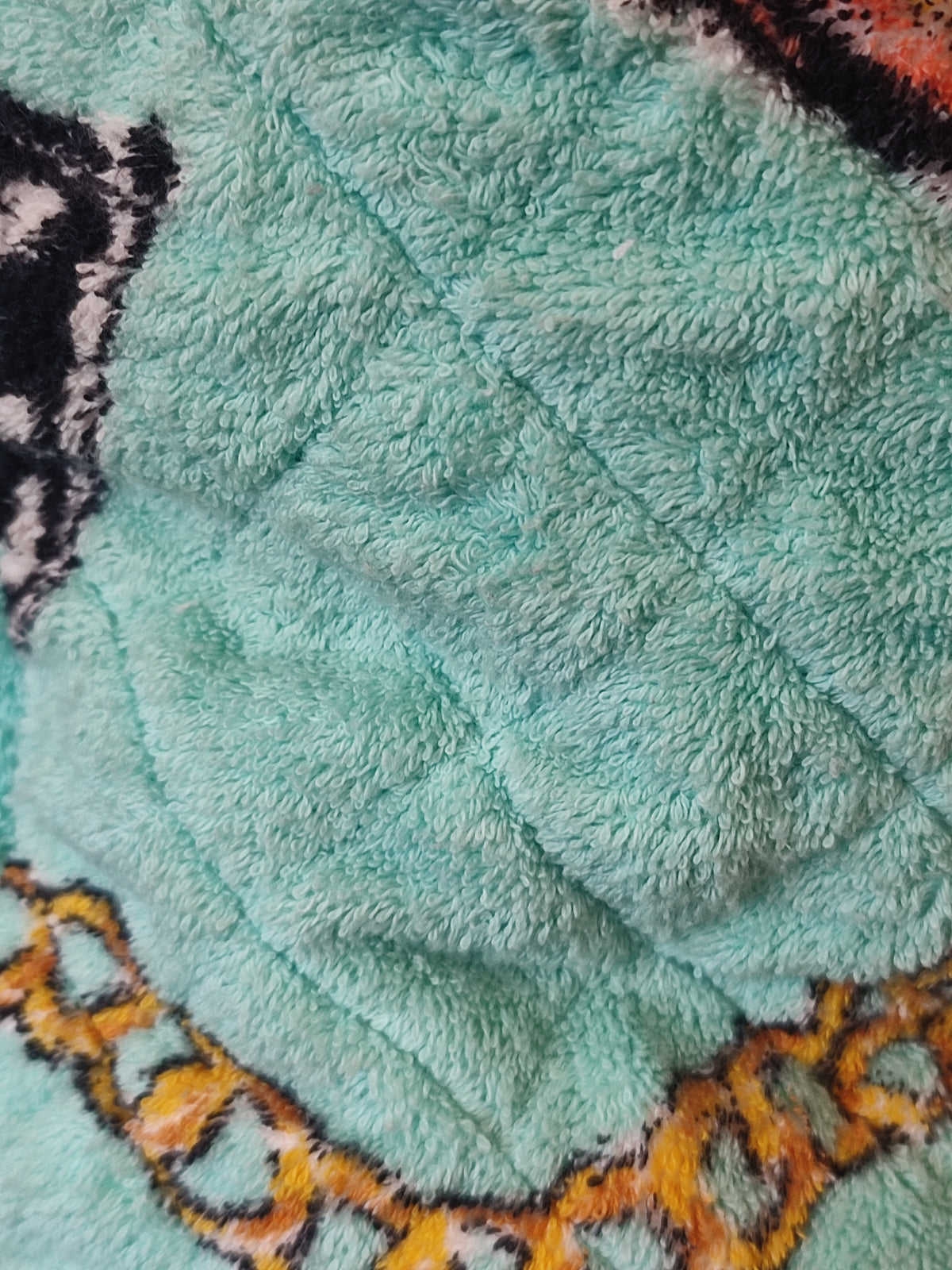 Chanel Spring/Summer 1994 Terry Cloth Backpack Turquoise Series 2