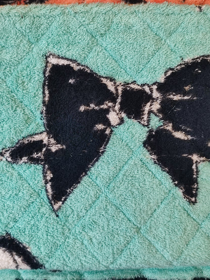 Chanel Spring/Summer 1994 Terry Cloth Backpack Turquoise Series 2