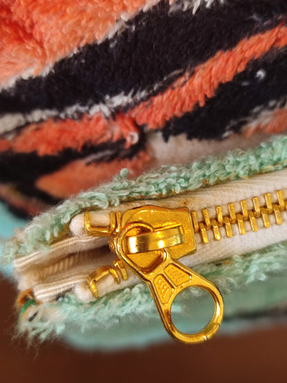 Chanel Spring/Summer 1994 Terry Cloth Backpack Turquoise Series 2