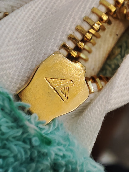 Chanel Spring/Summer 1994 Terry Cloth Backpack Turquoise Series 2