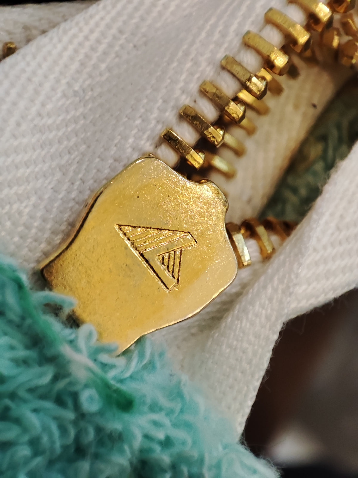 Chanel Spring/Summer 1994 Terry Cloth Backpack Turquoise Series 2
