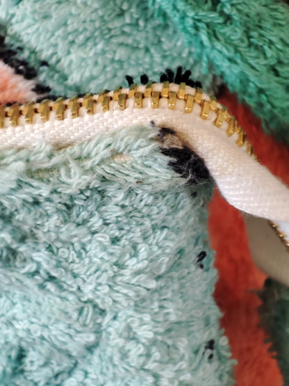 Chanel Spring/Summer 1994 Terry Cloth Backpack Turquoise Series 2