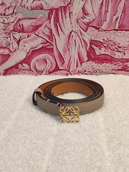 Loewe Anagram Bicolor Taupe/Brown Belt