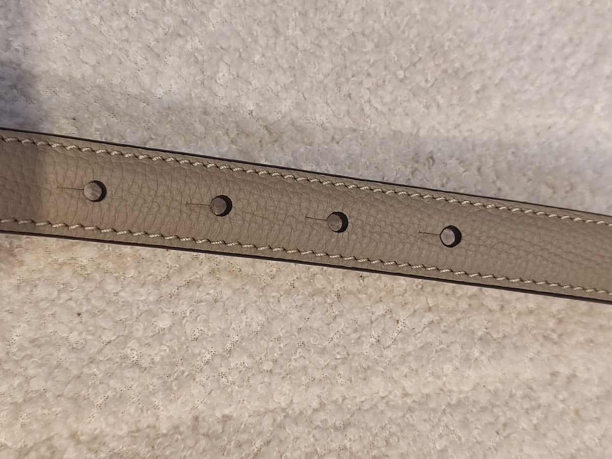 Loewe Anagram Bicolor Taupe/Brown Belt