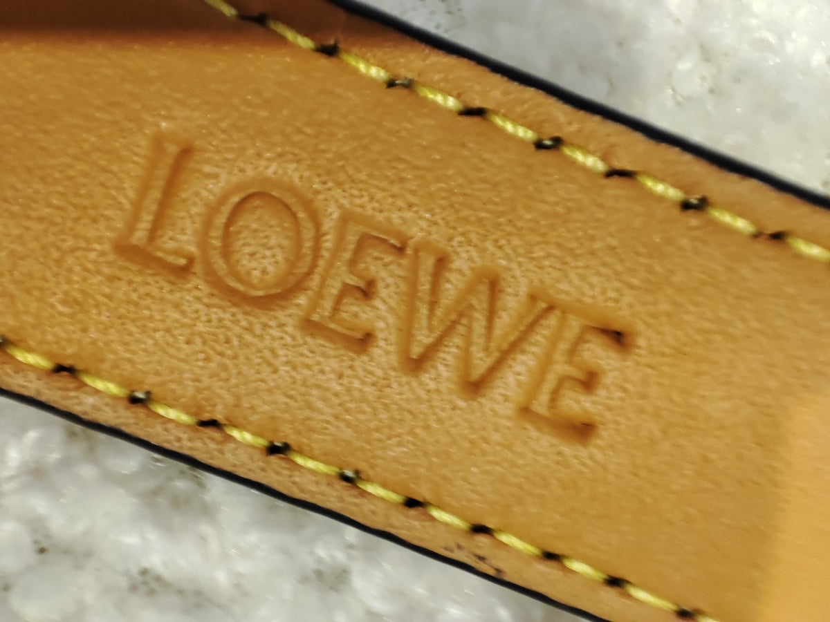 Loewe Anagram Bicolor Taupe/Brown Belt