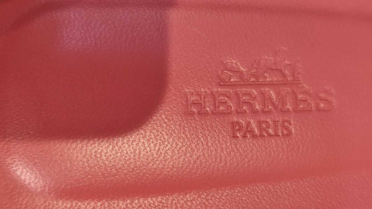 Hermes Oran Jaune/Rose Azalee Suede/Leather Size 37 1/2