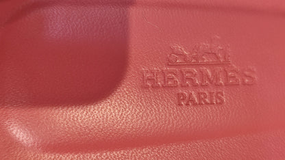 Hermes Oran Jaune/Rose Azalee Suede/Leather Size 37 1/2