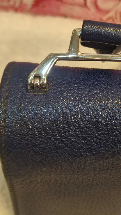 Miu Miu Textured Leather/Suede Blue/Pink Bag