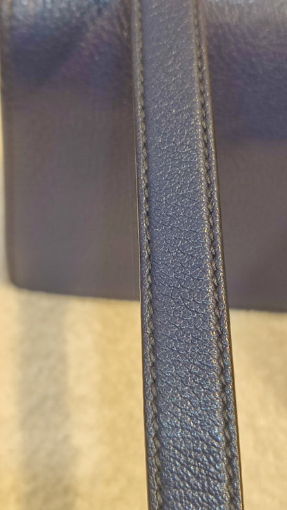 Miu Miu Textured Leather/Suede Blue/Pink Bag
