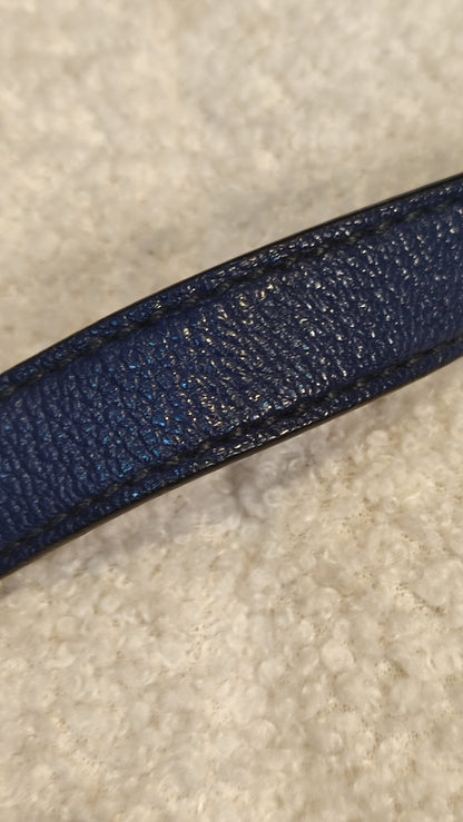 Miu Miu Textured Leather/Suede Blue/Pink Bag