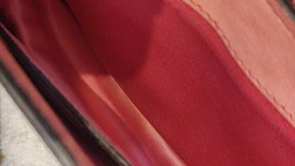 Miu Miu Textured Leather/Suede Blue/Pink Bag