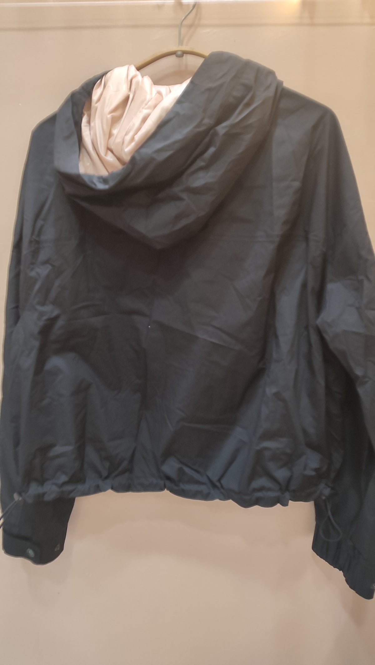 Moncler Black/Pink Hooded Jacket Size 3