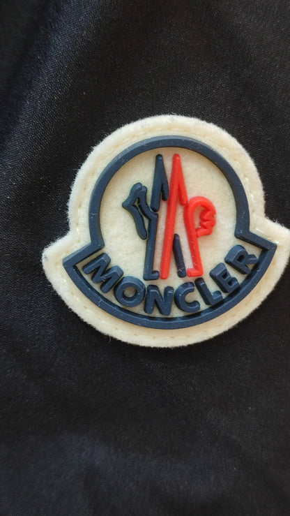 Moncler Black/Pink Hooded Jacket Size 3