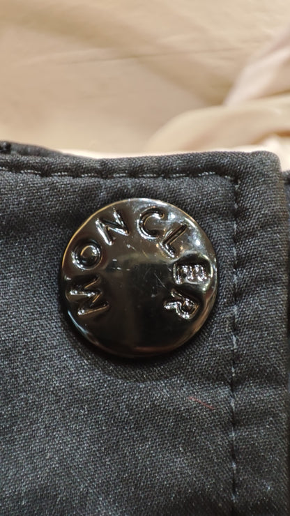 Moncler Black/Pink Hooded Jacket Size 3