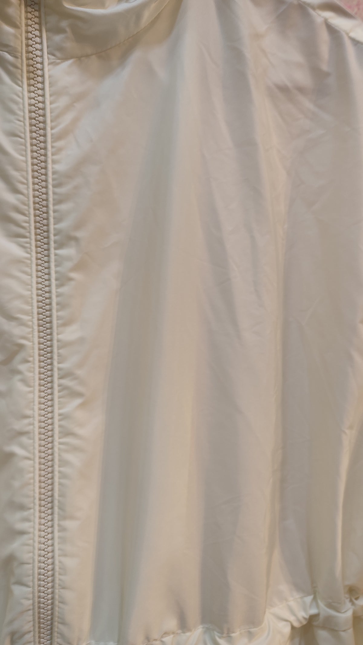 Moncler Off-White Hooded Long Jacket Size 0