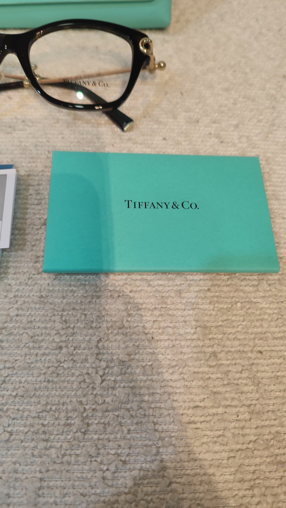 Tiffany & Co. Black/Gold Frame Eyeglasses