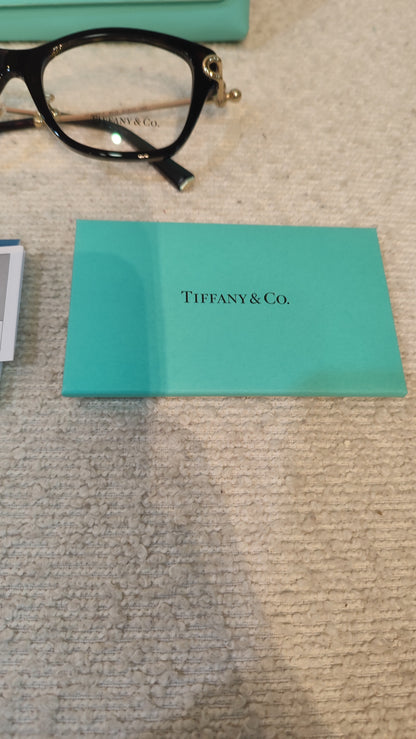 Tiffany & Co. Black/Gold Frame Eyeglasses