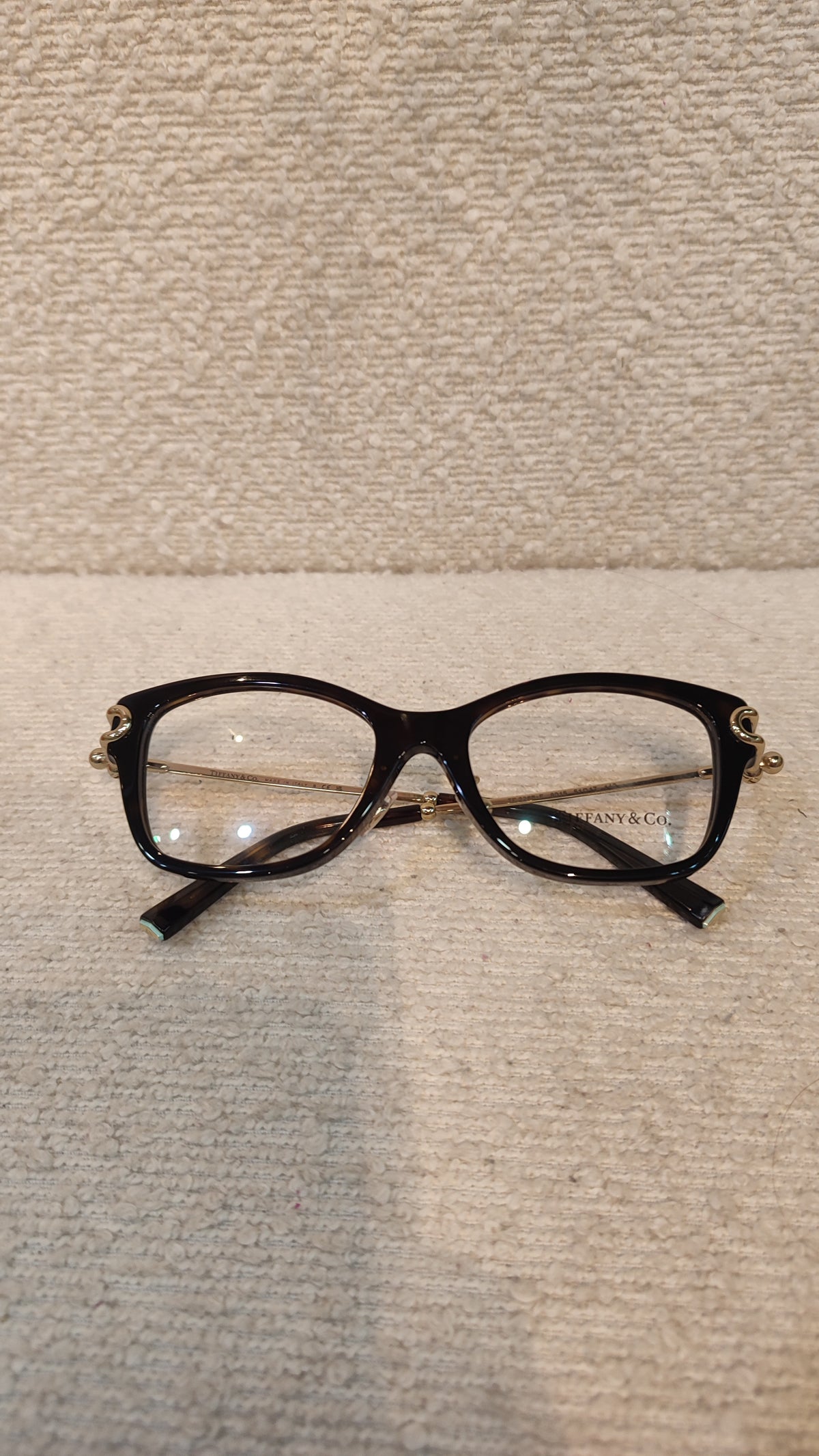 Tiffany & Co. Black/Gold Frame Eyeglasses