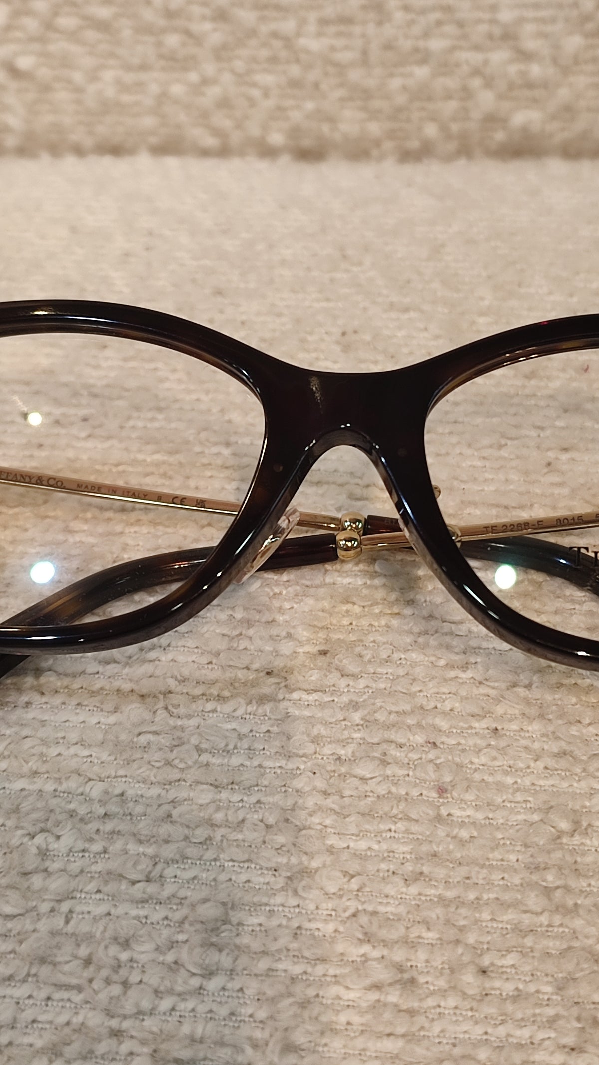 Tiffany & Co. Black/Gold Frame Eyeglasses
