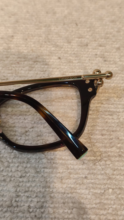 Tiffany & Co. Black/Gold Frame Eyeglasses