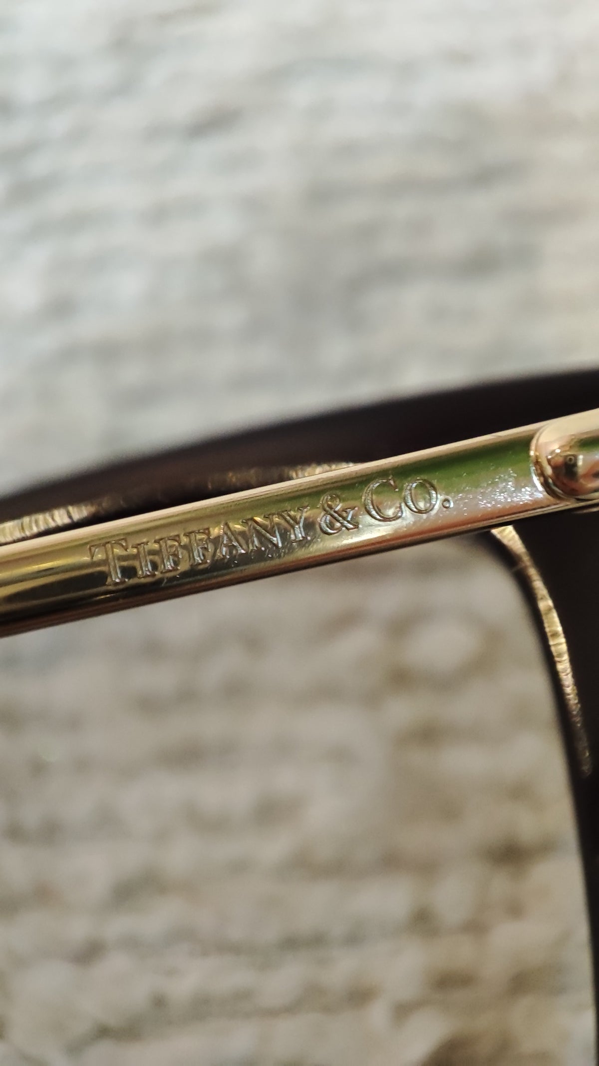 Tiffany & Co. Black/Gold Frame Eyeglasses