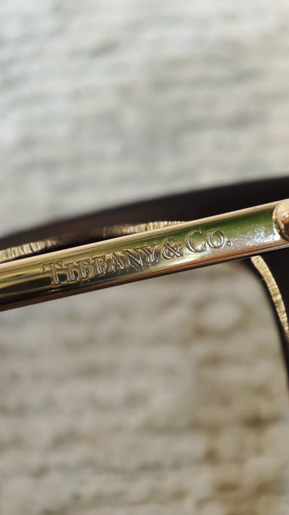 Tiffany & Co. Black/Gold Frame Eyeglasses