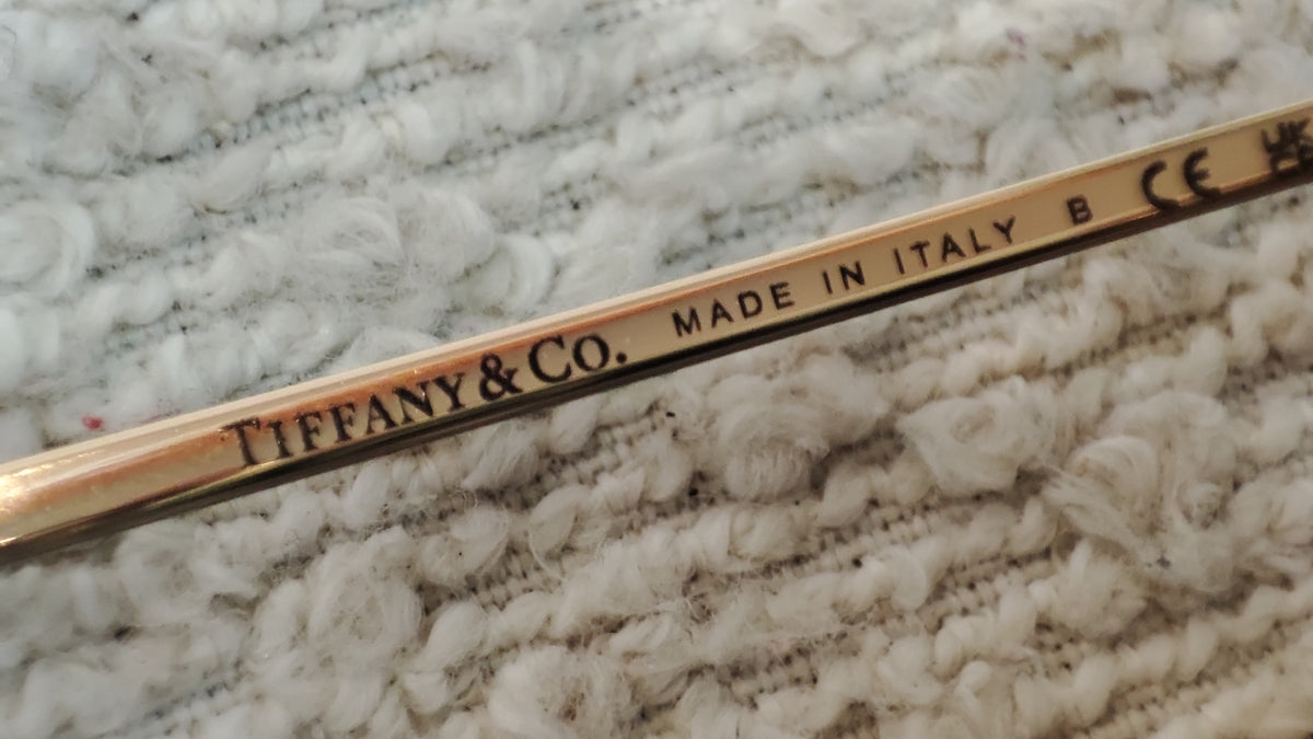 Tiffany & Co. Black/Gold Frame Eyeglasses
