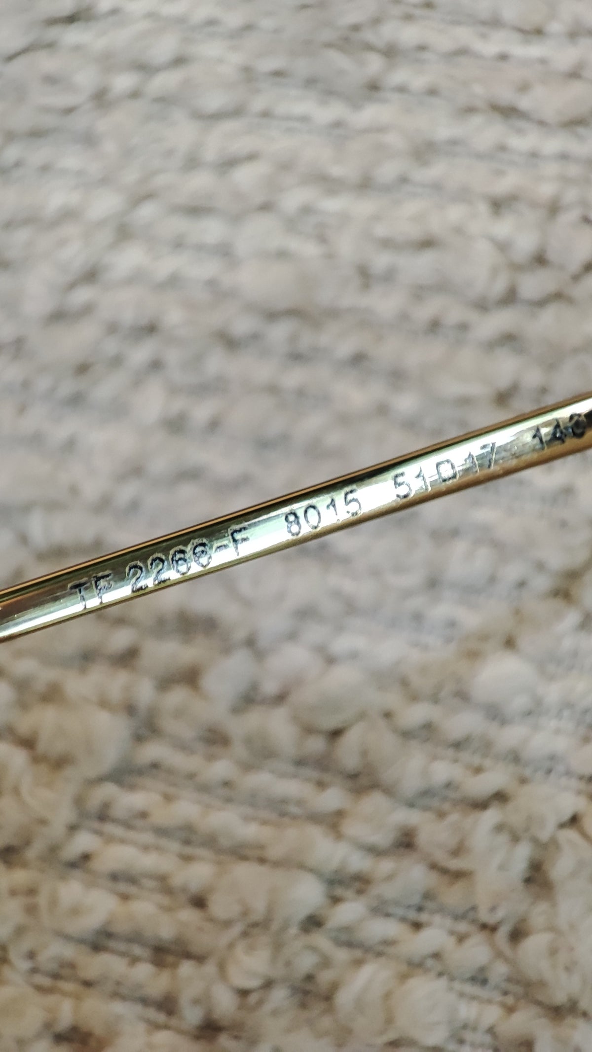 Tiffany & Co. Black/Gold Frame Eyeglasses