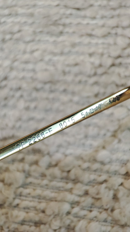 Tiffany & Co. Black/Gold Frame Eyeglasses