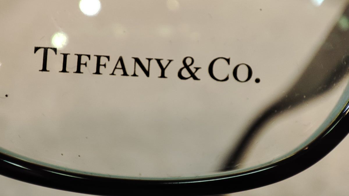 Tiffany & Co. Black/Tifany Blue Thick Frame Eyeglasses