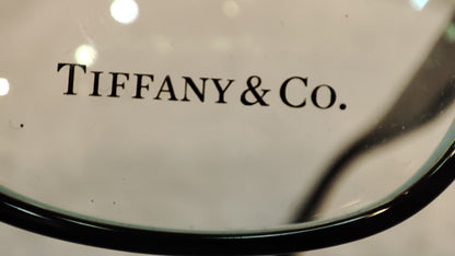 Tiffany & Co. Black/Tifany Blue Thick Frame Eyeglasses