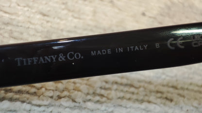 Tiffany & Co. Black/Tifany Blue Thick Frame Eyeglasses