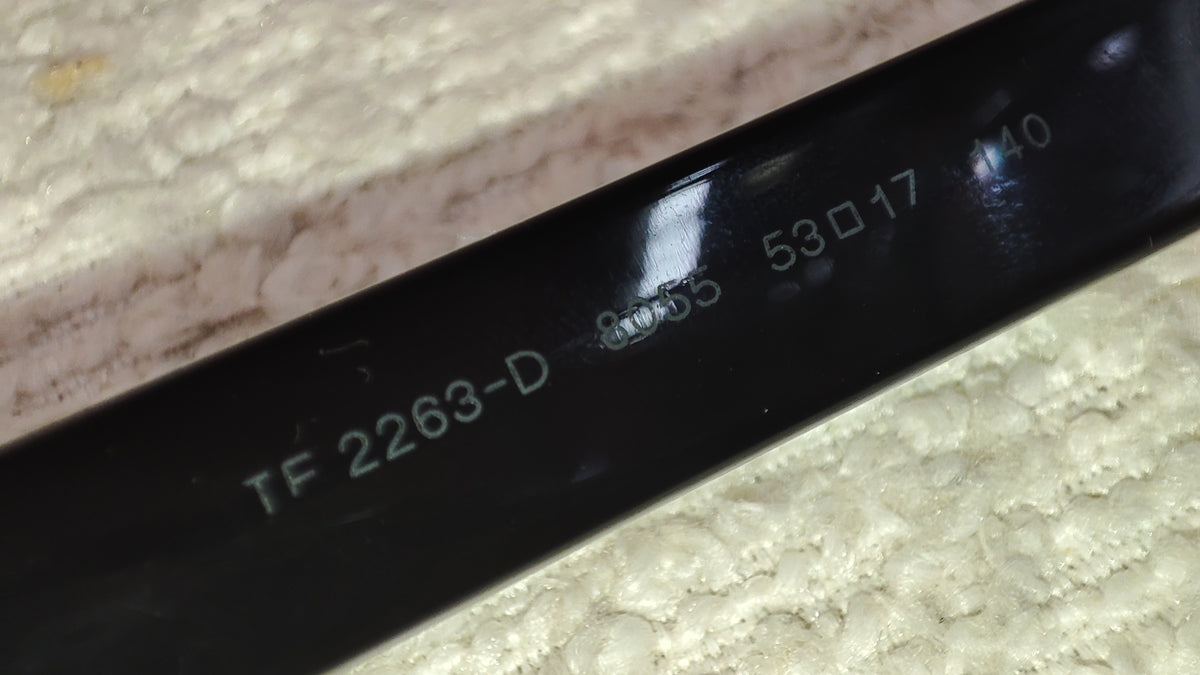 Tiffany & Co. Black/Tifany Blue Thick Frame Eyeglasses