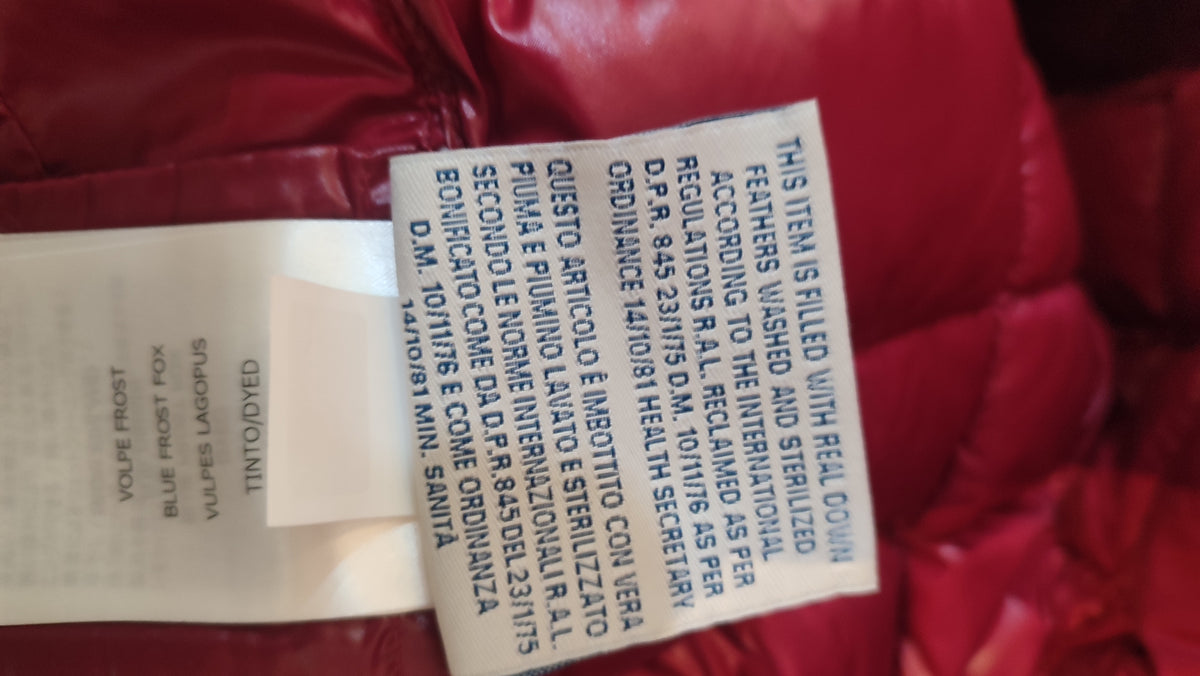 Moncler Puffed Jacket Red