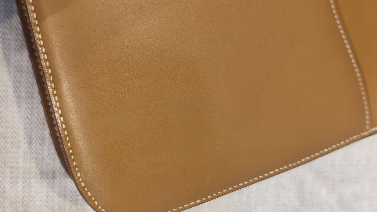 Hermes Vintage Constance 23 Chamonix Gold on Gold Stamp T Circle 1990