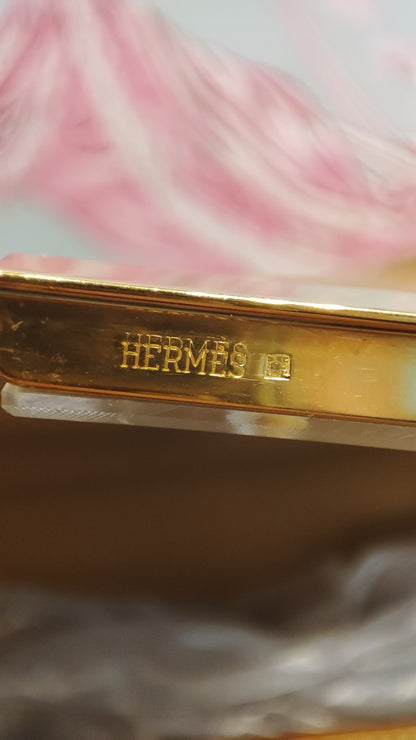 Hermes Vintage Constance 23 Chamonix Gold on Gold Stamp T Circle 1990