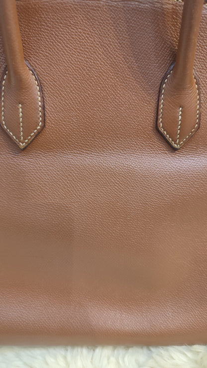 Hermes Birkin 35 Brown Epsom Stamp F Square 2002