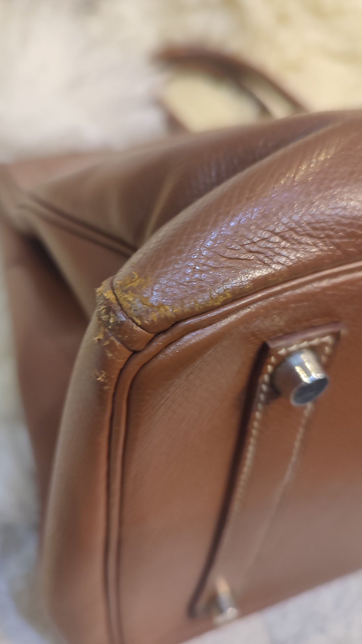 Hermes Birkin 35 Brown Epsom Stamp F Square 2002