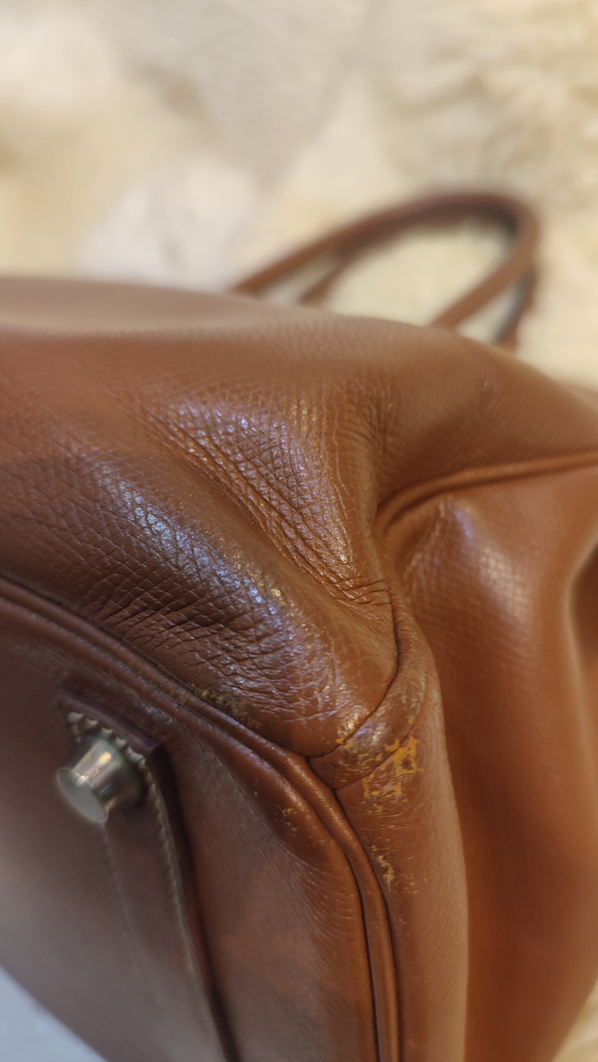 Hermes Birkin 35 Brown Epsom Stamp F Square 2002