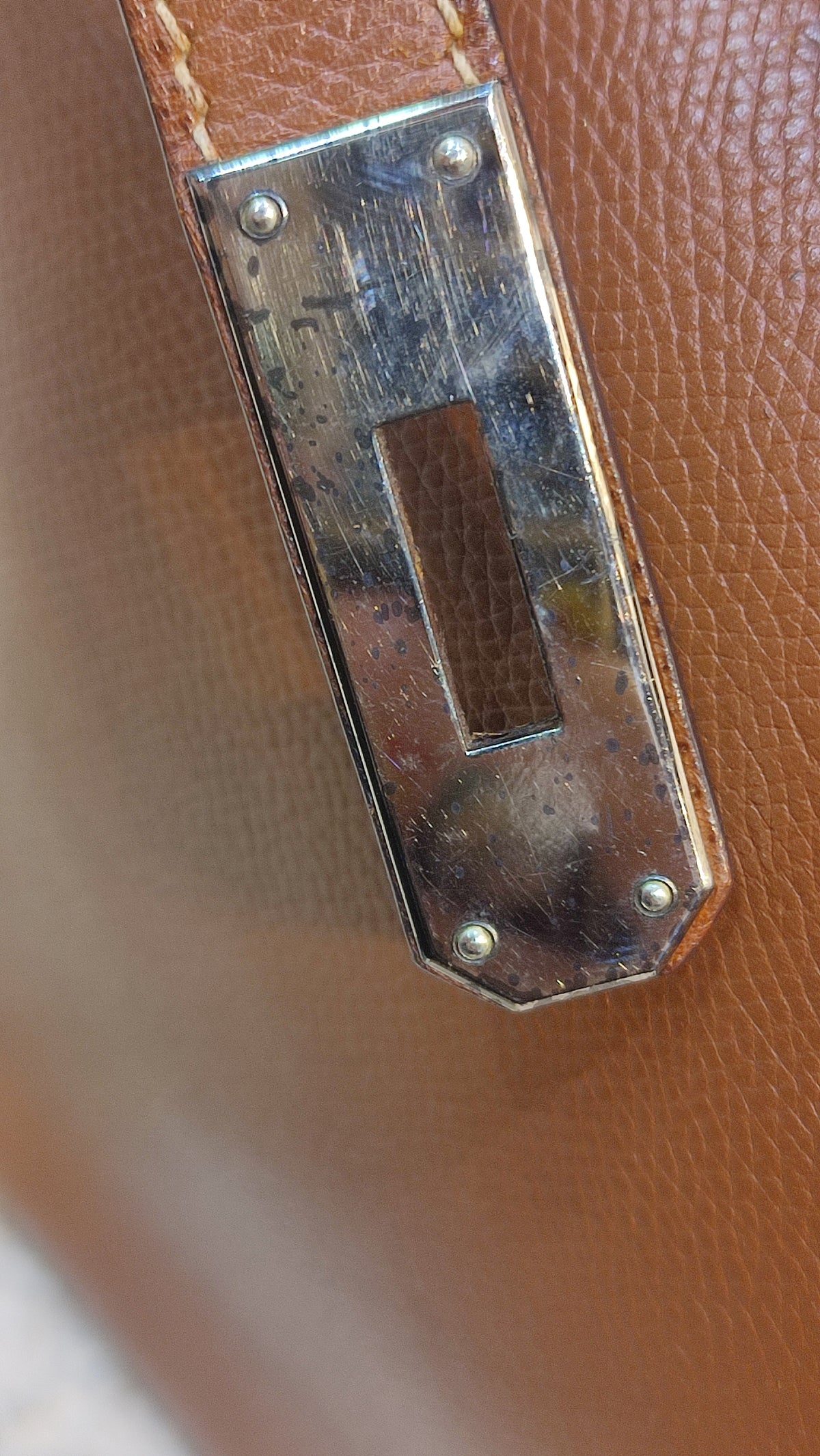 Hermes Birkin 35 Brown Epsom Stamp F Square 2002