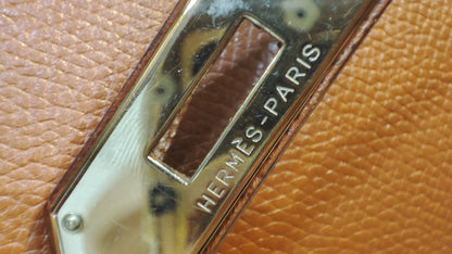 Hermes Birkin 35 Brown Epsom Stamp F Square 2002