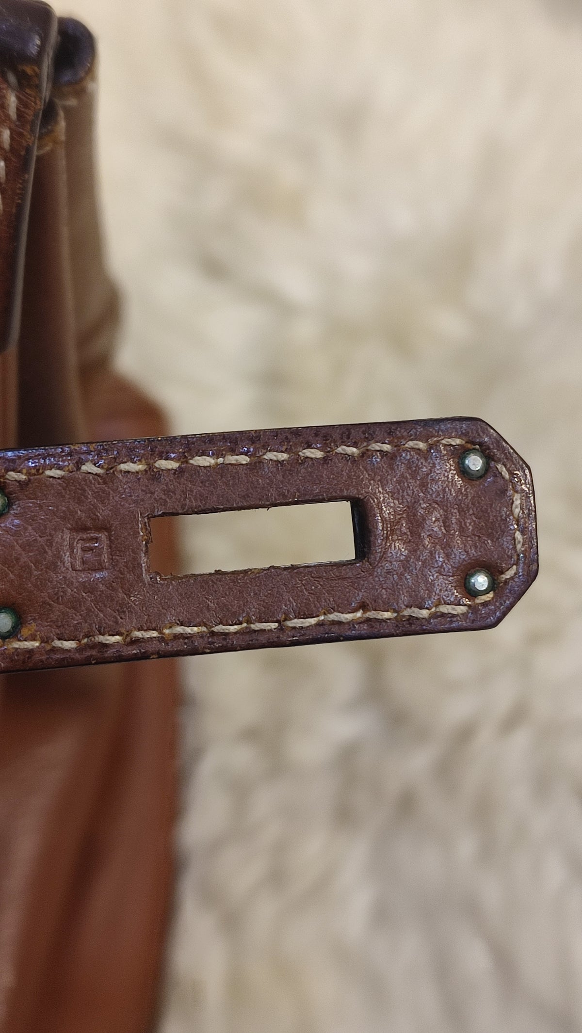 Hermes Birkin 35 Brown Epsom Stamp F Square 2002