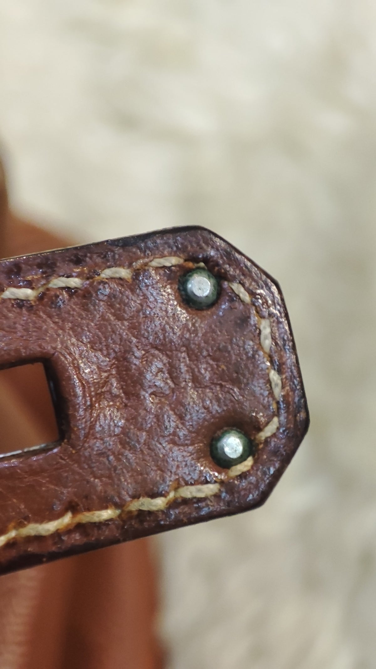 Hermes Birkin 35 Brown Epsom Stamp F Square 2002