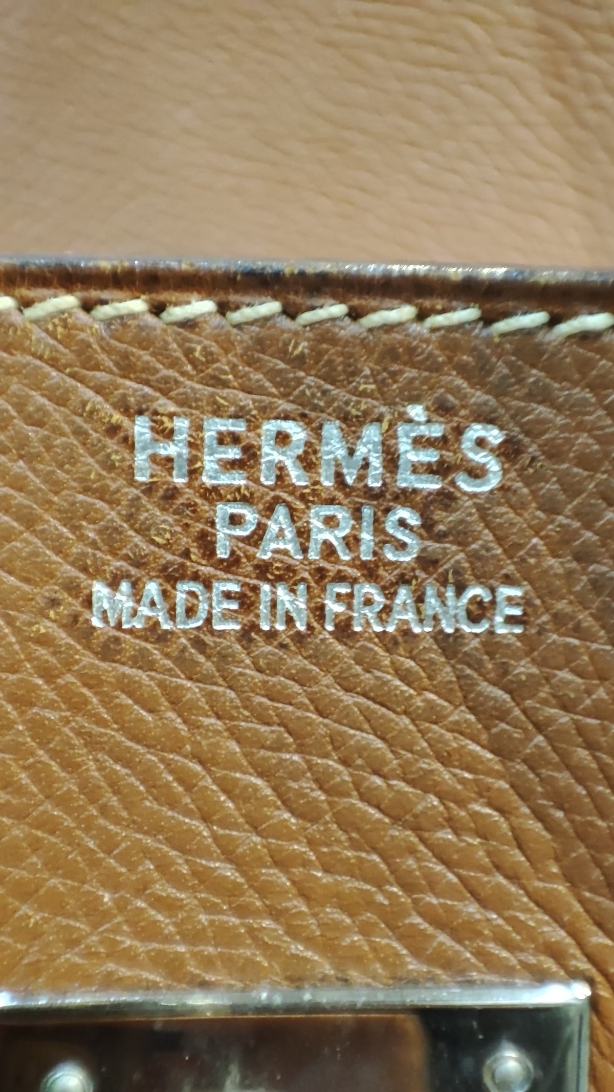 Hermes Birkin 35 Brown Epsom Stamp F Square 2002
