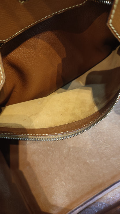 Hermes Birkin 35 Brown Epsom Stamp F Square 2002