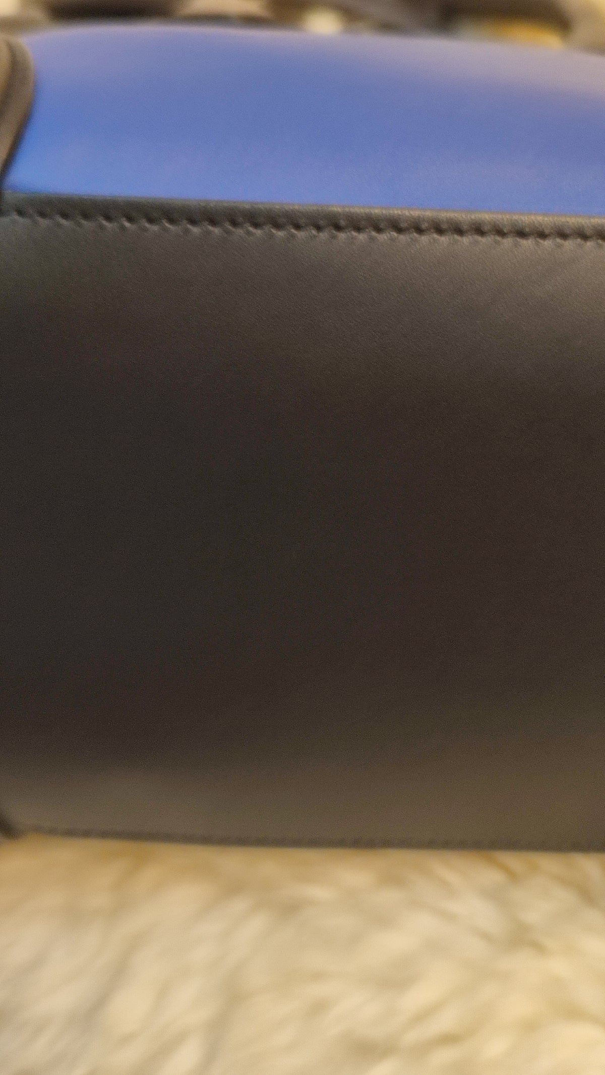 Celine Luggage Micro Tricolor Bag