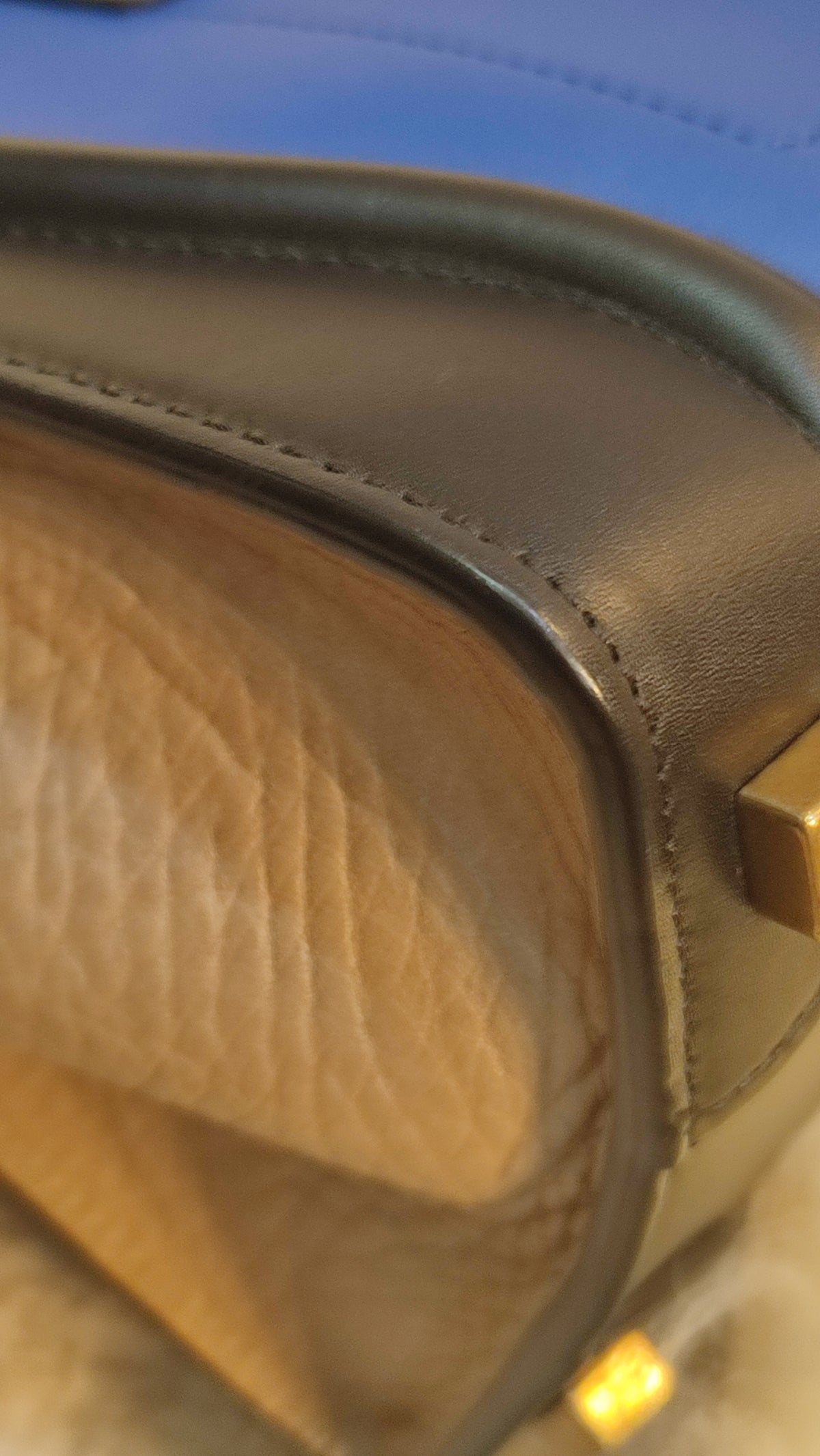 Celine Luggage Micro Tricolor Bag