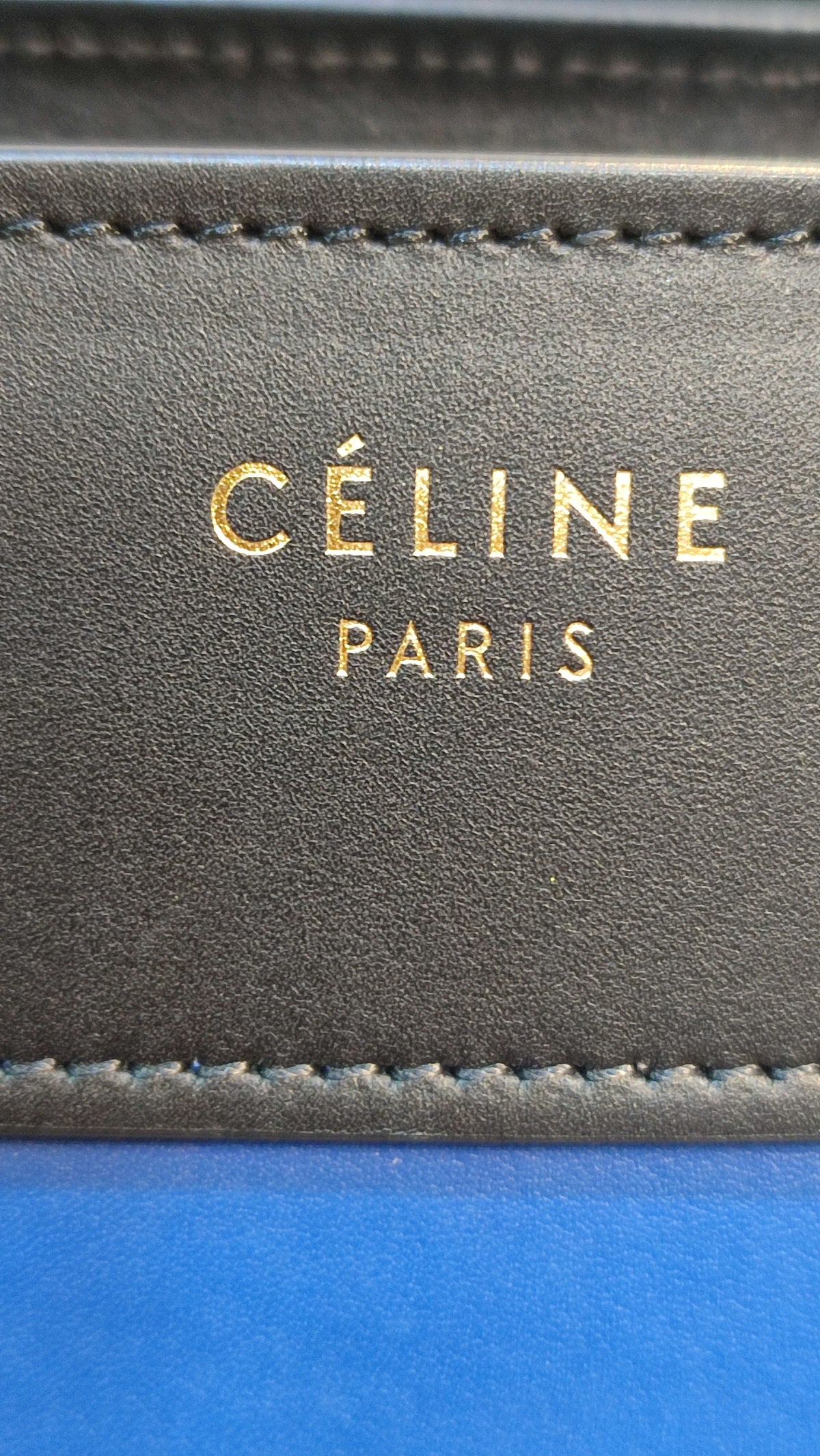 Celine Luggage Micro Tricolor Bag