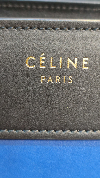 Celine Luggage Micro Tricolor Bag