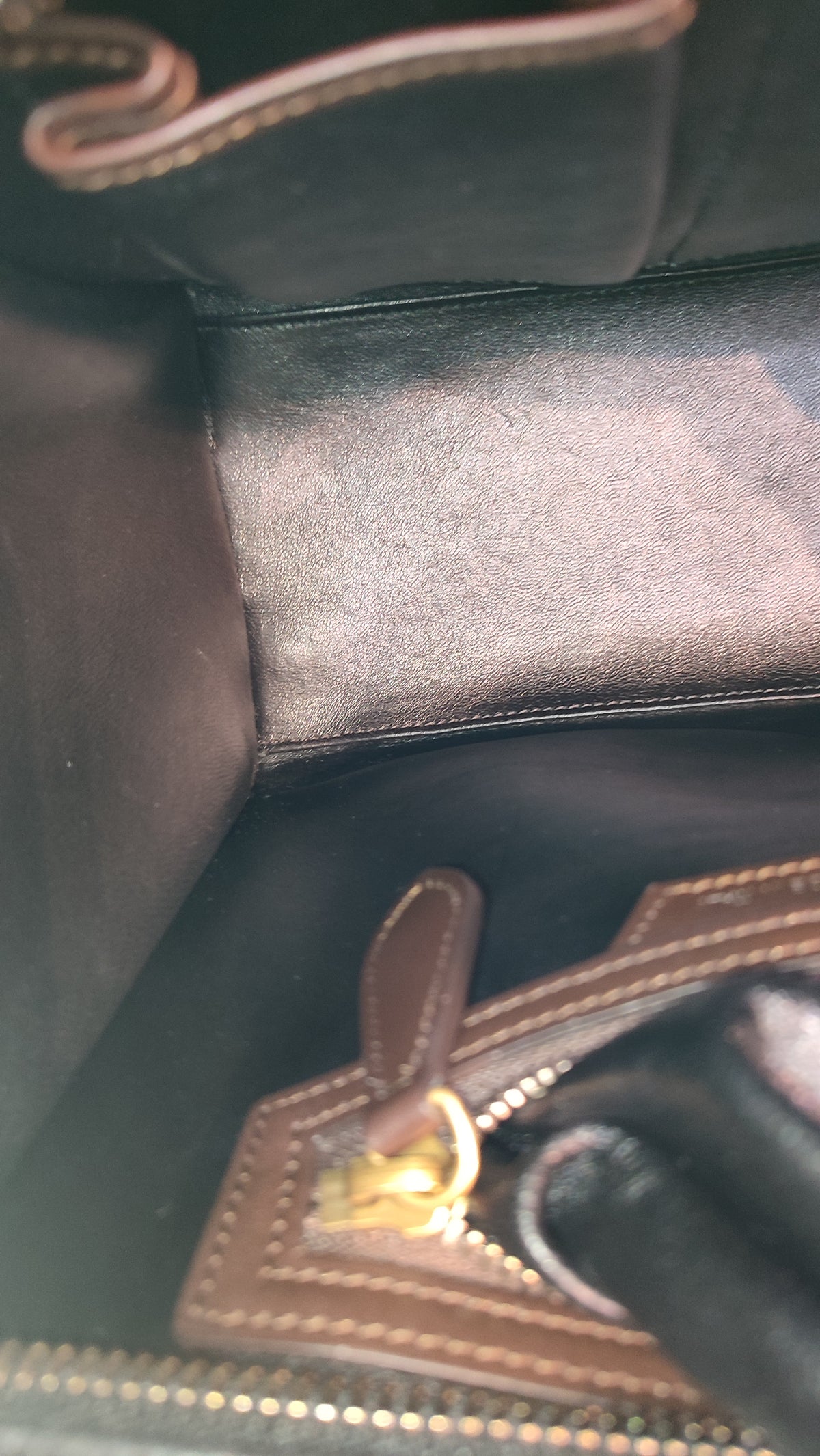 Celine Luggage Micro Tricolor Bag